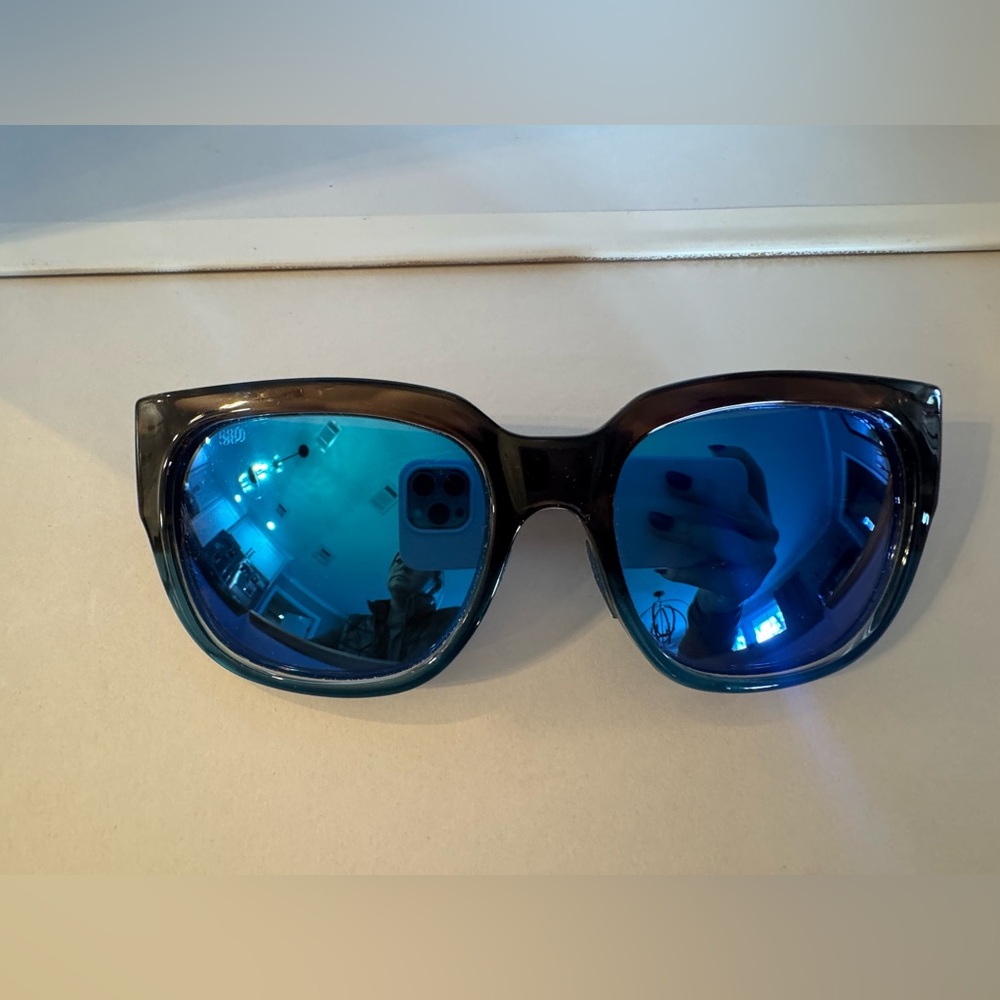 Costa Waterwoman Sunglasses - Tortoise Frame with Blue Lenses